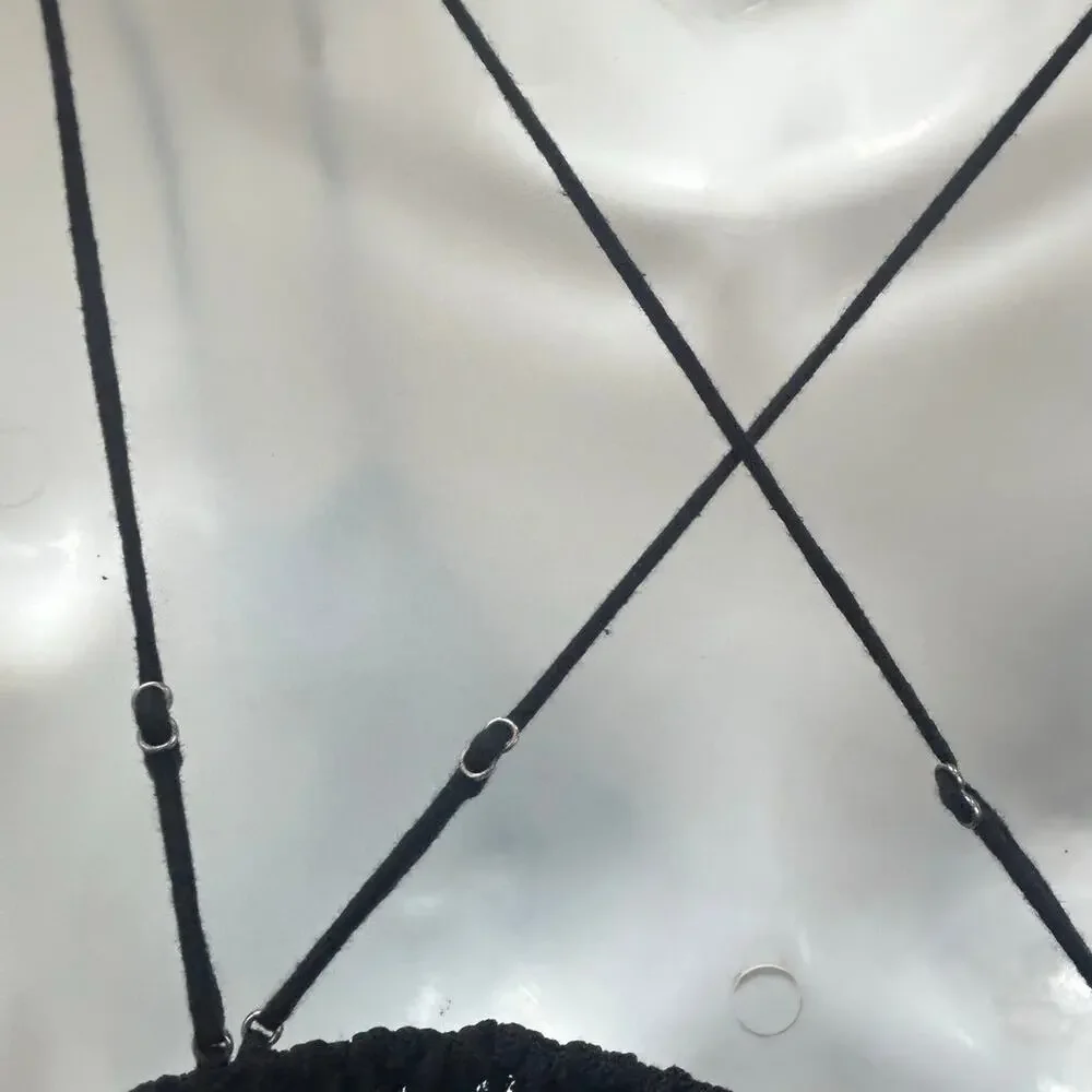 Free People Women's Adella Bralette Black size L - Picture 7 of 8